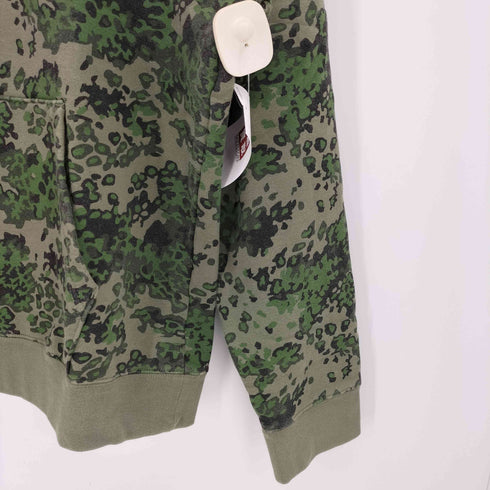 ハフ HUF 21AW CONTRA 1/4 ZIP FLEECE / HUF ハーフジップ フリース カモ メンズ import:L